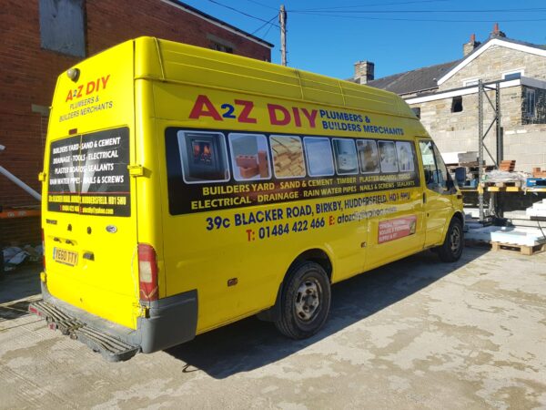 Yellow Van Shape Delivery Vehicle of A2Z DIY